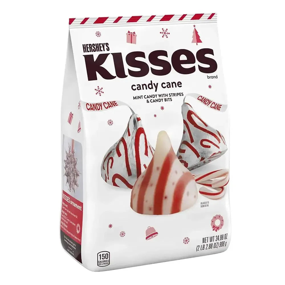 Hershey's Kisses Candy Cane Chocolates: 210-Piece Bag