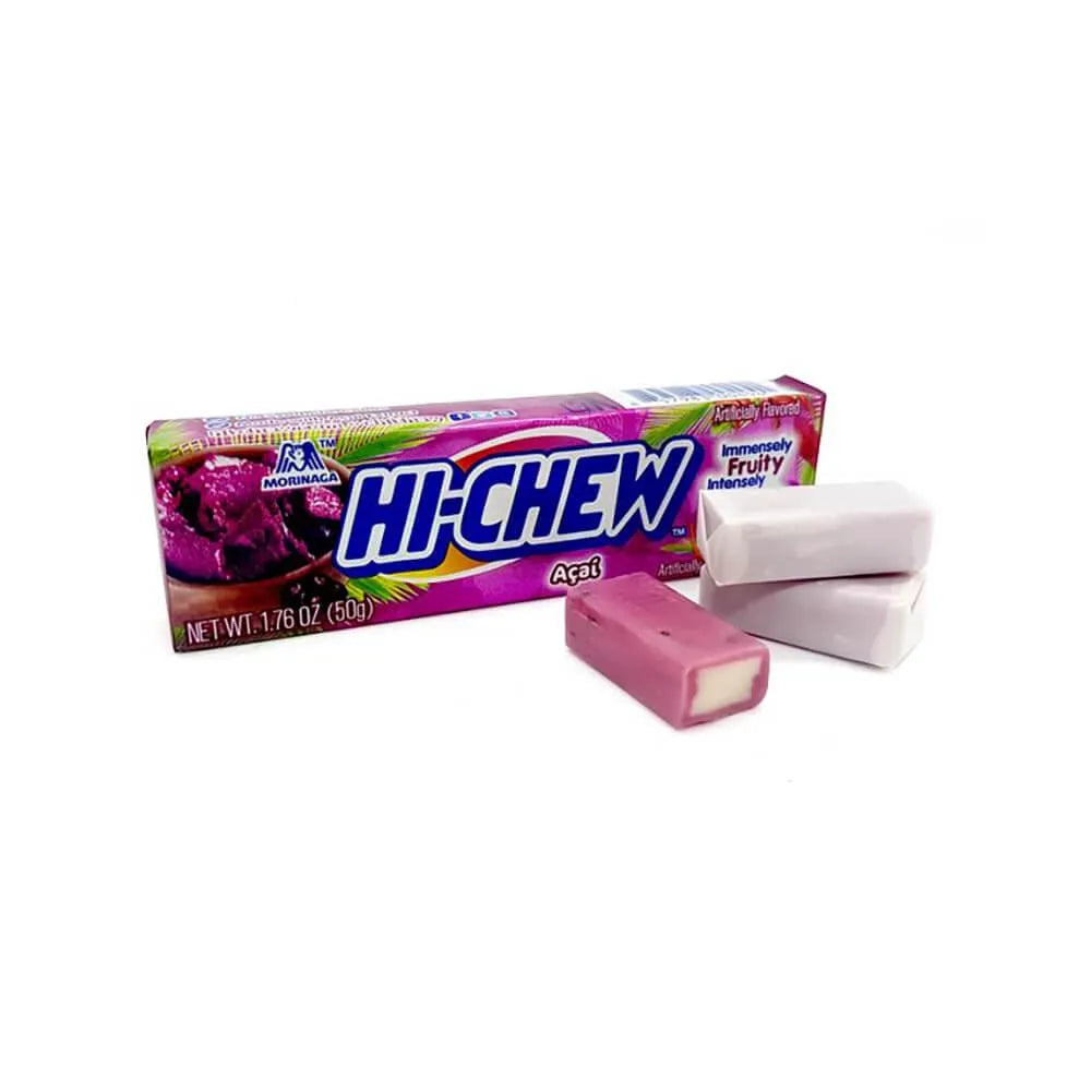 Hi-Chew Fruit Chews 10-Piece Candy Packs - Acai: 15-Piece Box