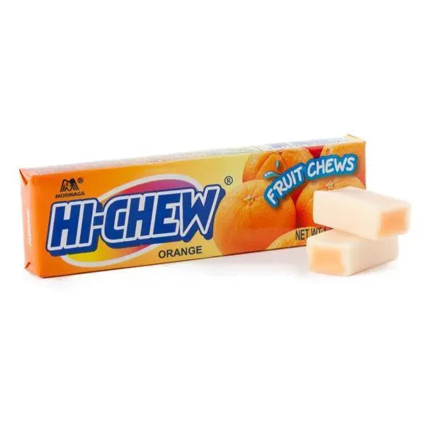 Hi-Chew Fruit Chews 10-Piece Candy Packs - Orange: 10-Piece Box