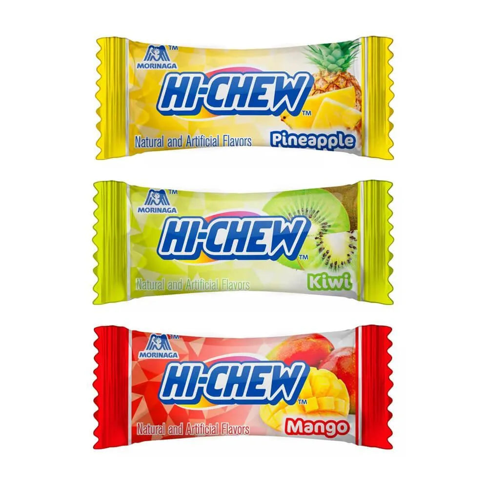 Hi-Chew Fruit Chews Candy Packs - Tropical Mix: 6-Piece Case