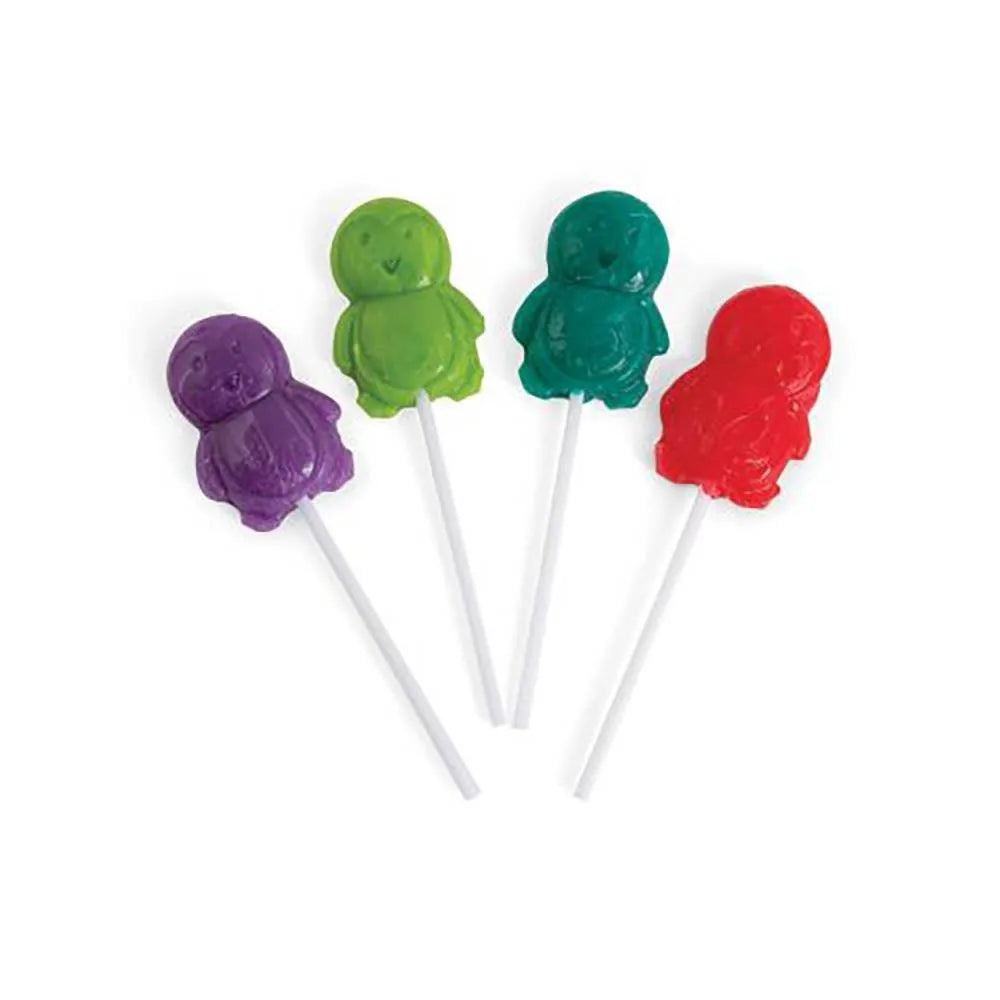 Holiday Brights Penguin Lollipops: 12-Piece Box