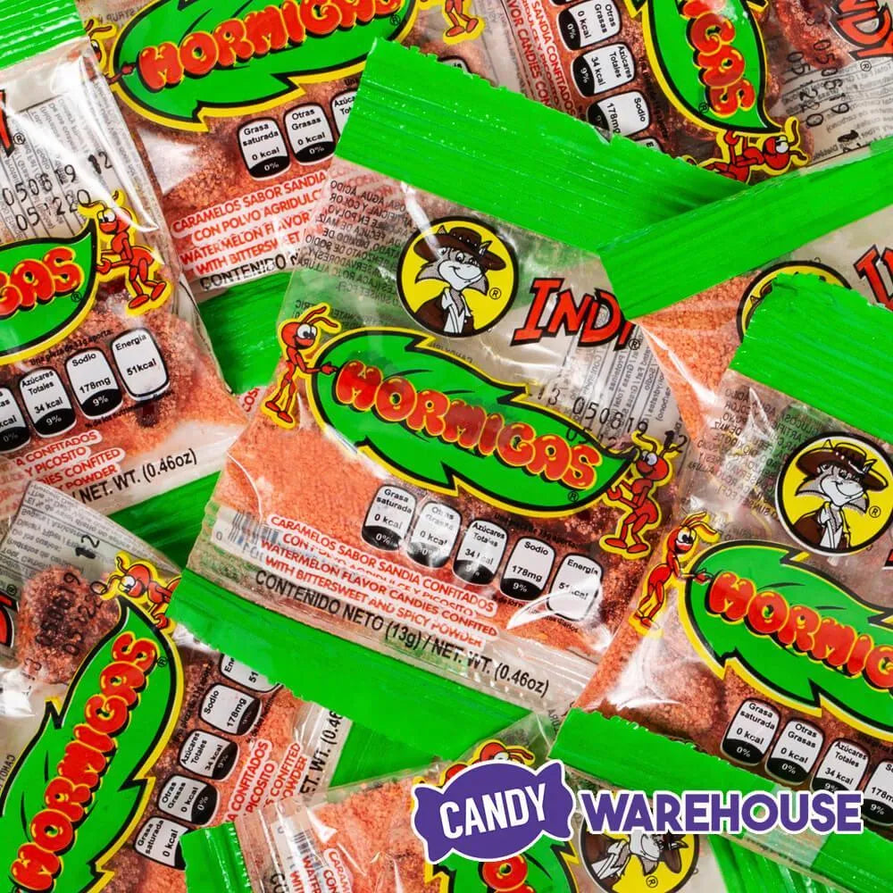 Hormigas Spicy Watermelon Powder Candy: 12-Piece Box