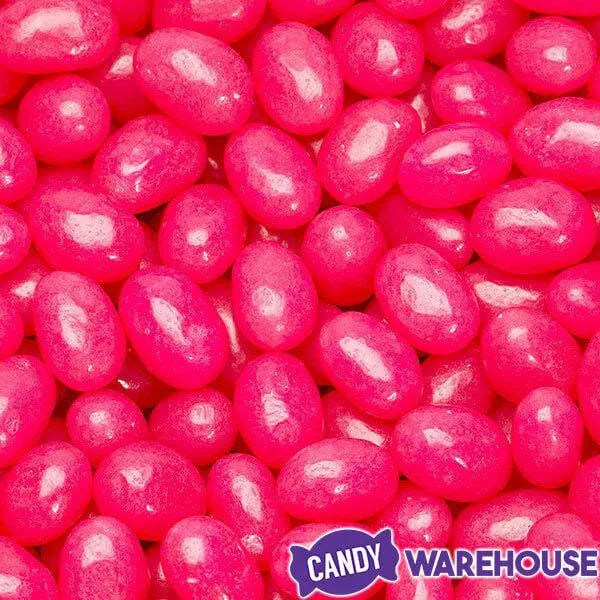 Hot Pink Jelly Beans - Strawberry: 2LB Bag