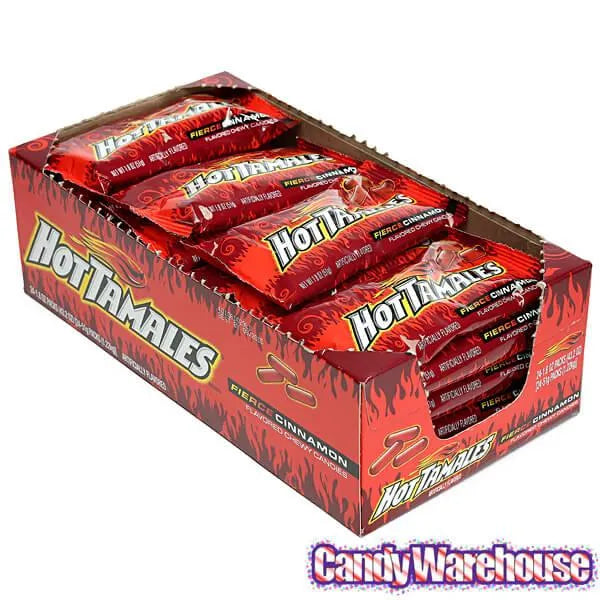 Hot Tamales Candy 1.8-Ounce Packs 24-Piece Box