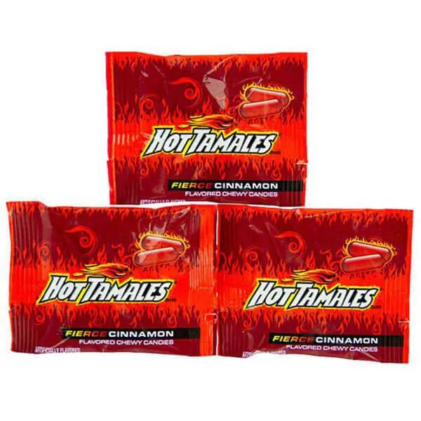 Hot Tamales Candy Snack Packs: 100-Piece Bag