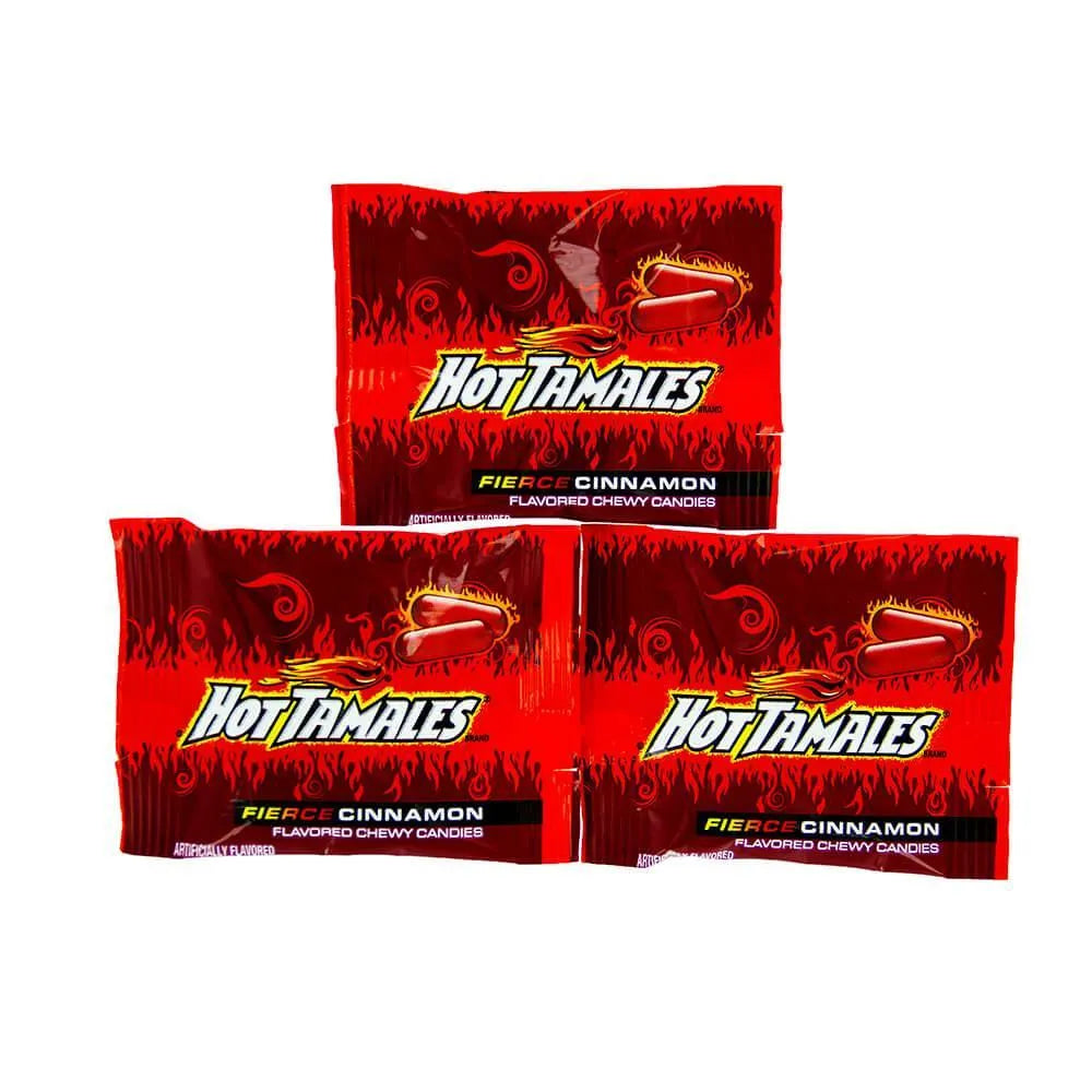 Hot Tamales Candy Snack Packs: 21-Piece Bag