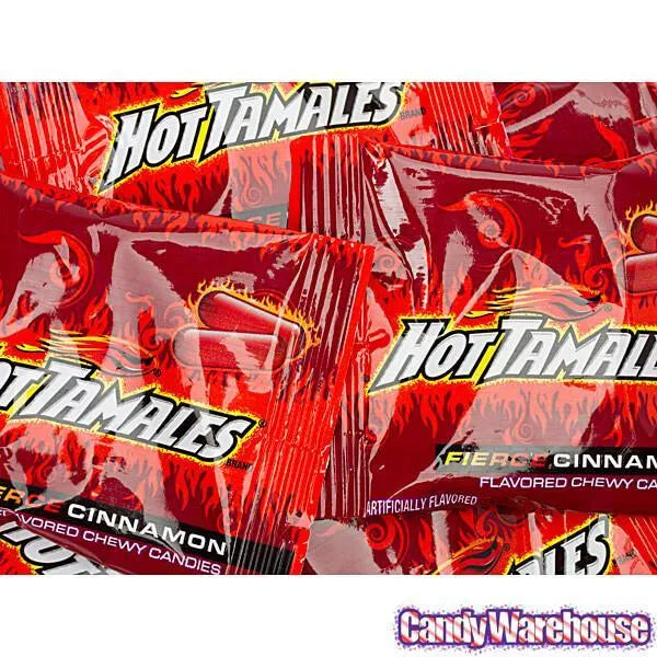 Hot Tamales Candy Snack Packs: 21-Piece Bag