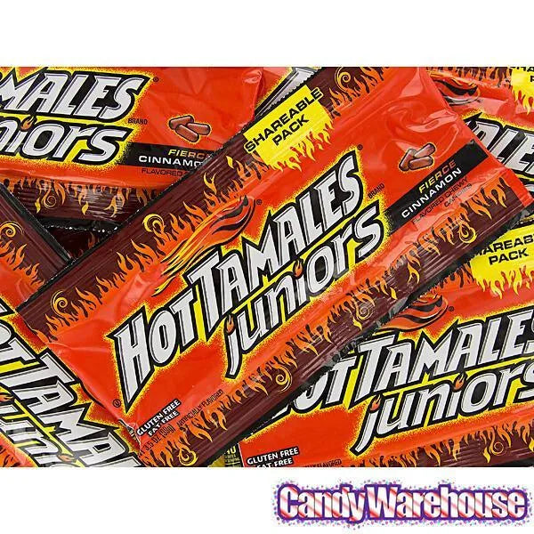 Hot Tamales Juniors Candy 3.5-Ounce Packs: 18-Piece Box