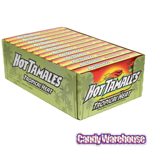 Hot Tamales Tropical Heat Candy 5-Ounce Packs: 12-Piece Box