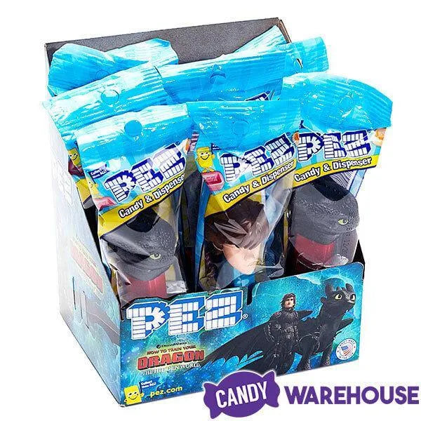 How To Train Your Dragon PEZ Candy Packs: 12-Piece Display