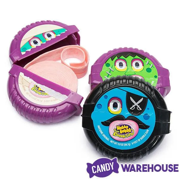 Hubba Bubba Halloween Bubble Tape Gum Rolls: 12-Piece Box