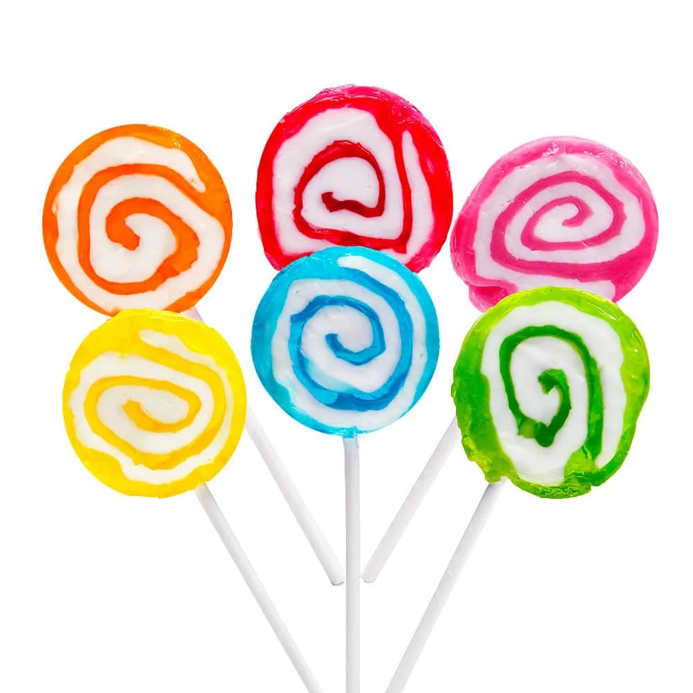 Hypno Pops Petite Swirled Lollipops - Assorted: 100-Piece Bag