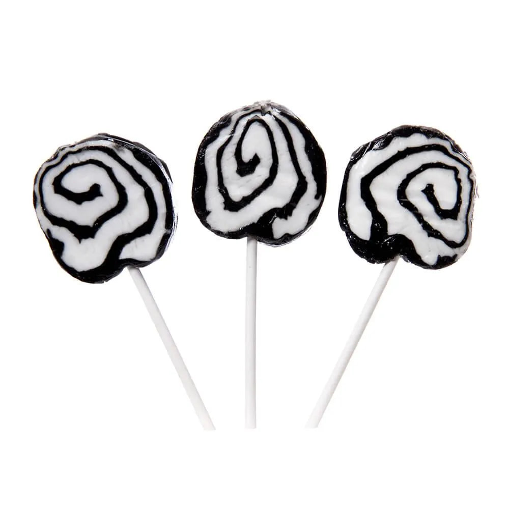 Hypno Pops Petite Swirled Lollipops - Black Cherry: 100-Piece Bag