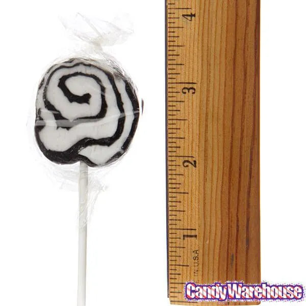 Hypno Pops Petite Swirled Lollipops - Black Cherry: 100-Piece Bag