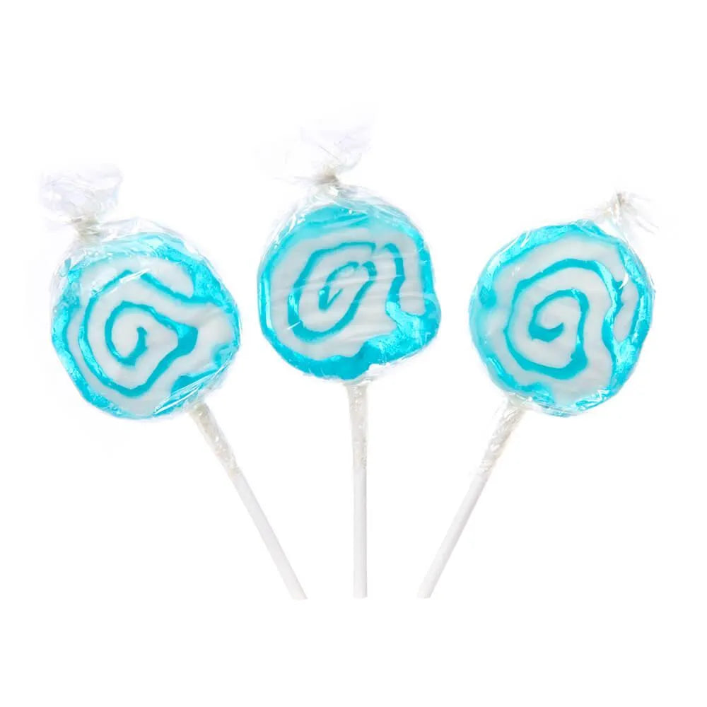 Hypno Pops Petite Swirled Lollipops - Blueberry: 100-Piece Bag