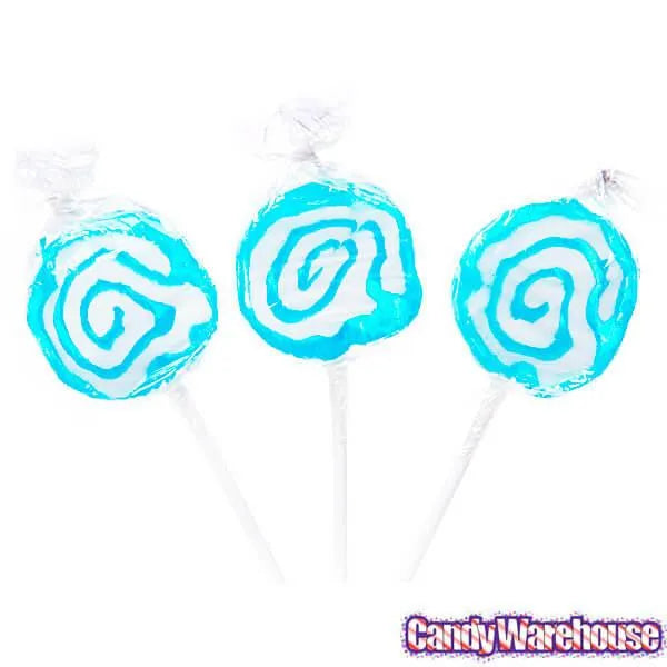 Hypno Pops Petite Swirled Lollipops - Blueberry: 100-Piece Bag