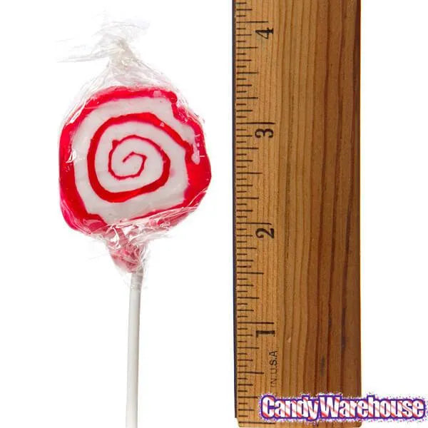 Hypno Pops Petite Swirled Lollipops - Cherry: 100-Piece Bag