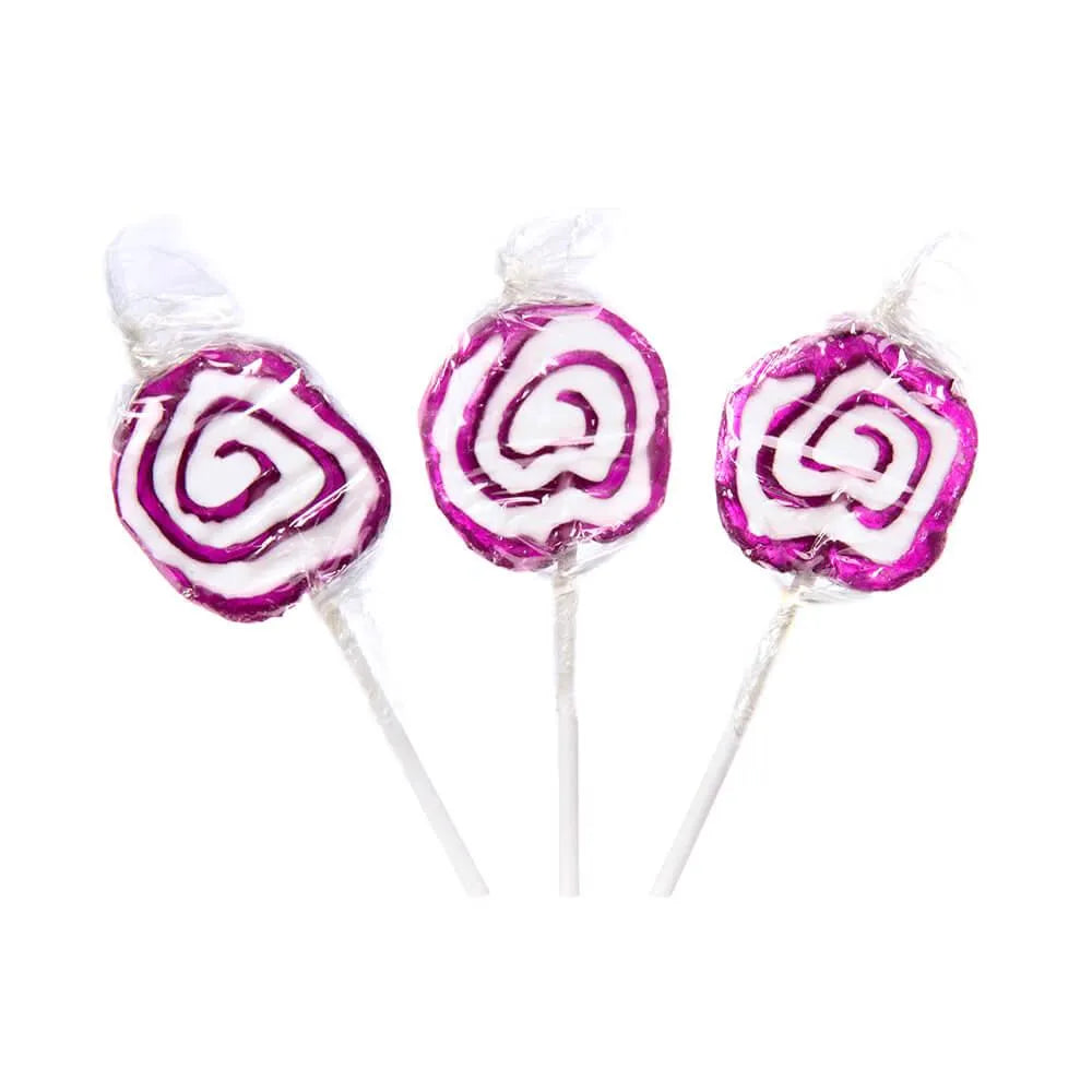 Hypno Pops Petite Swirled Lollipops - Grape: 100-Piece Bag