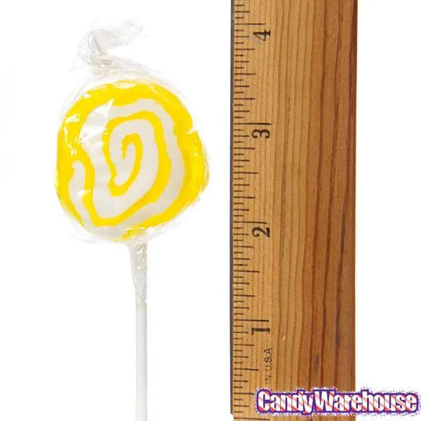 Hypno Pops Petite Swirled Lollipops - Lemon: 100-Piece Bag