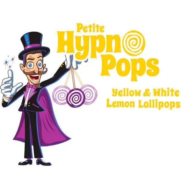 Hypno Pops Petite Swirled Lollipops - Lemon: 100-Piece Bag