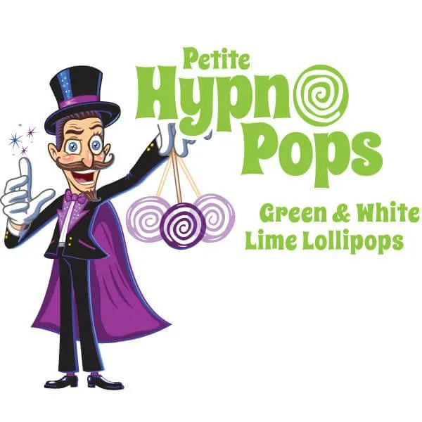 Hypno Pops Petite Swirled Lollipops - Lime: 100-Piece Bag