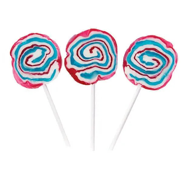 Hypno Pops Petite Swirled Lollipops - USA: 100-Piece Bag