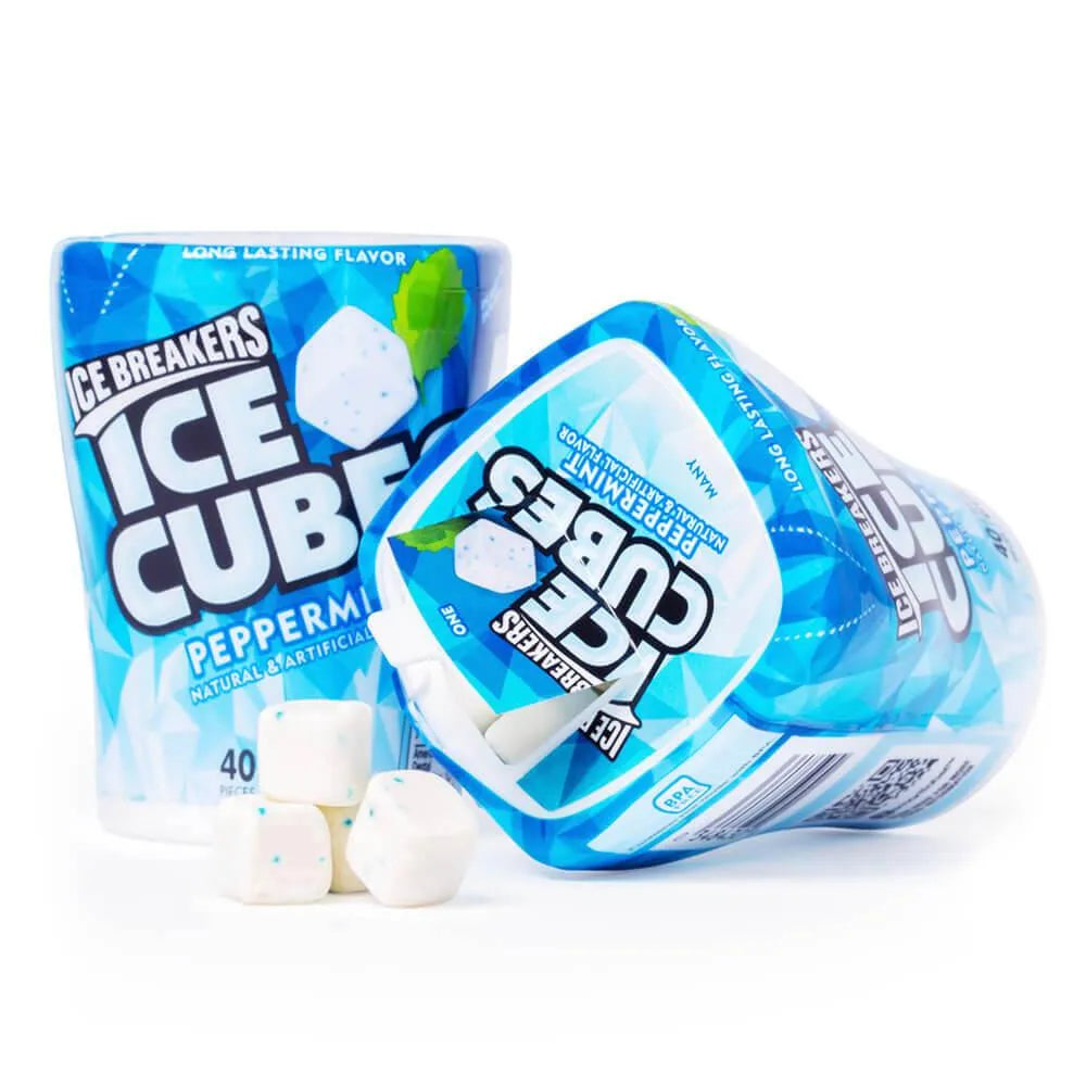 Ice Breakers Ice Cubes Peppermint Gum: 6-Piece Case