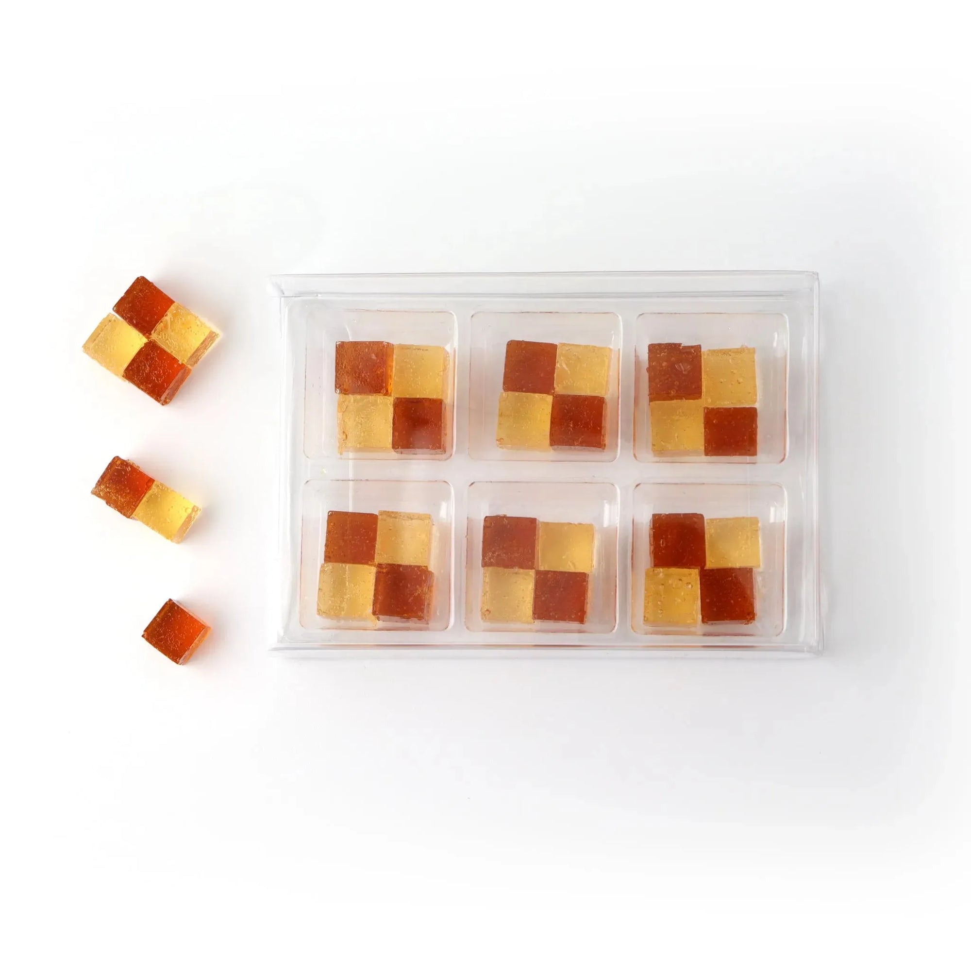 Pure Sugar Candy Iced Tea with Honey Candy Cubes