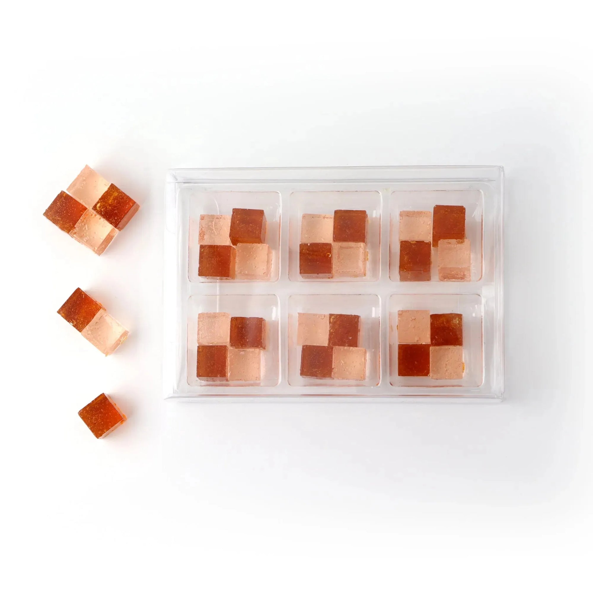 Pure Sugar Candy Peach Iced Tea Candy Cubes