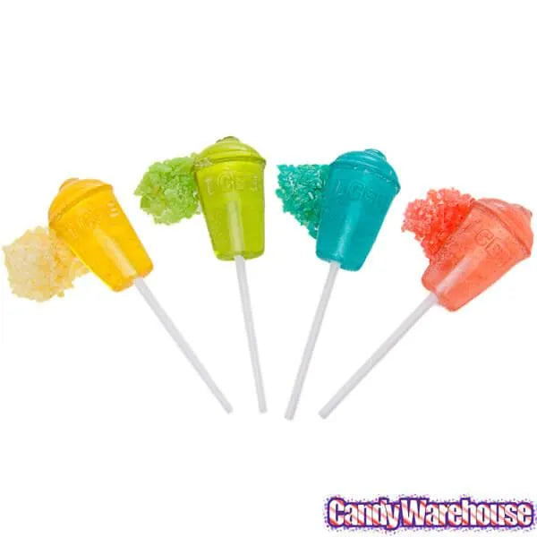 ICEE Lollipop with Popping Powder Candy Packs: 18-Piece Box