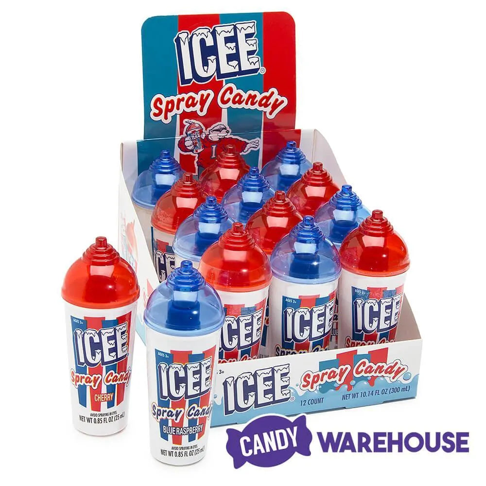 ICEE Spray Candy Dispensers: 12-Piece Display