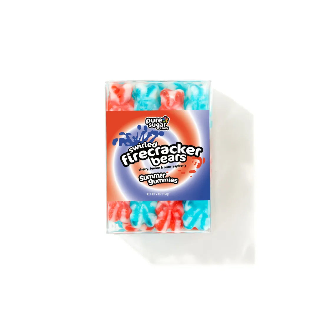 Pure Sugar Candy Swirled "Bomb Pop" Bear Gummies