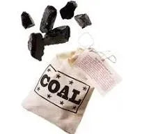 Sack of Coal Black Cinnamon Candy