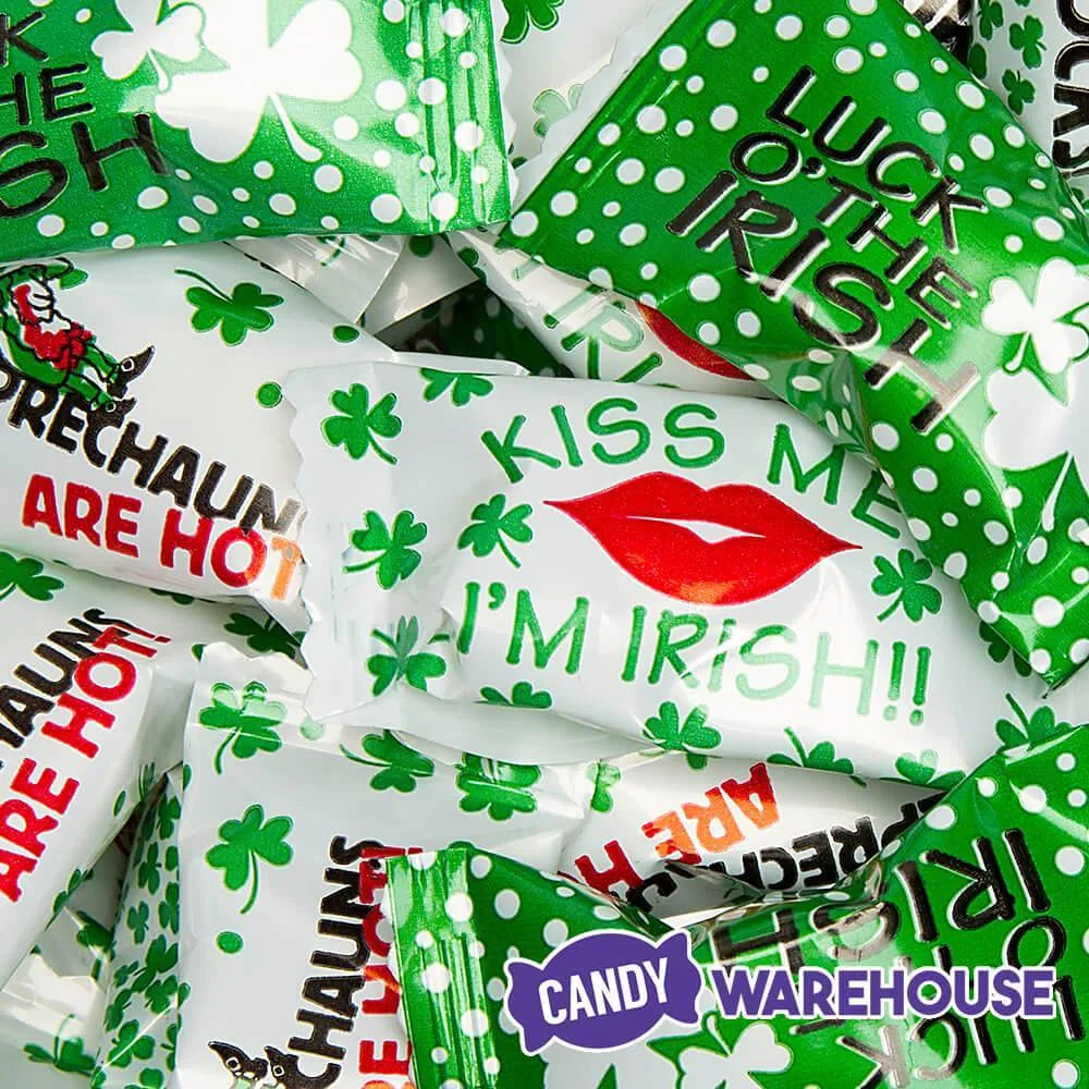 Irish Saint Patrick's Day Wrapped Buttermint Creams: 300-Piece Case