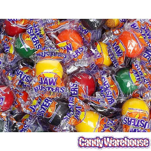 Jaw Busters Jawbreakers Candy - Wrapped: 5LB Bag