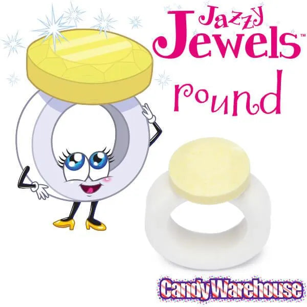 Jazzy Jewels Candy Rings: 30-Piece Jar