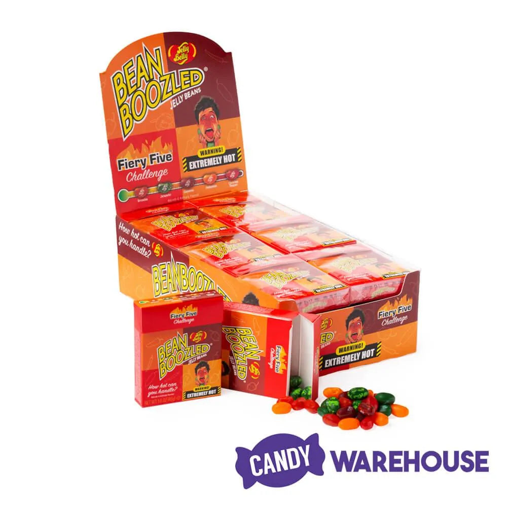 Jelly Belly 1.6-Ounce Bean Boozled Fiery Five Jelly Beans - 24-Piece Box