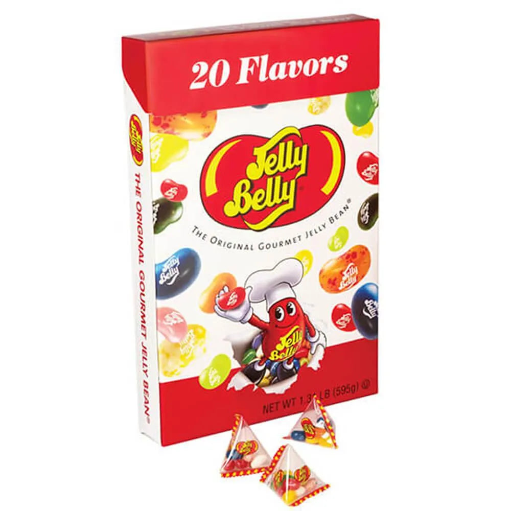 Jelly Belly 20 Flavors Jelly Beans Candy Packs: 75-Piece Jumbo Box