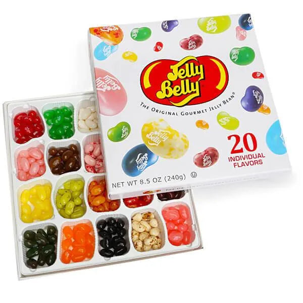 Jelly Belly 20 Flavors Jelly Beans Sampler: 8.5-Ounce Gift Box