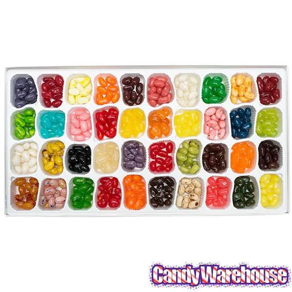 Jelly Belly 40 Flavors Jelly Beans Sampler: 17-Ounce Gift Box