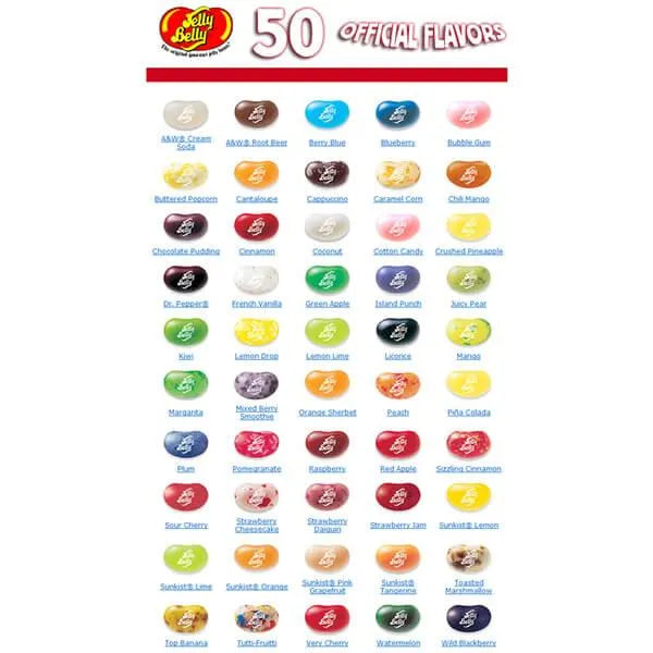 Jelly Belly 49 Flavors Jelly Beans: 10LB Case