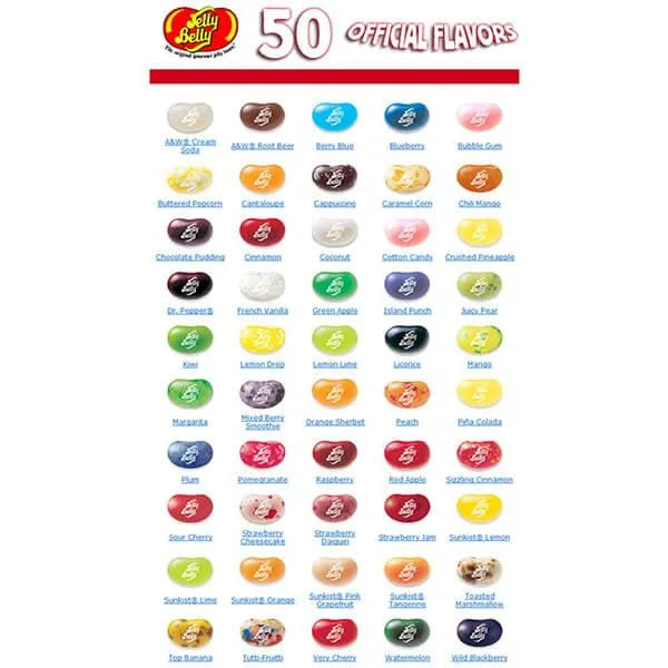 Jelly Belly 49 Flavors Jelly Beans: 2LB Bag