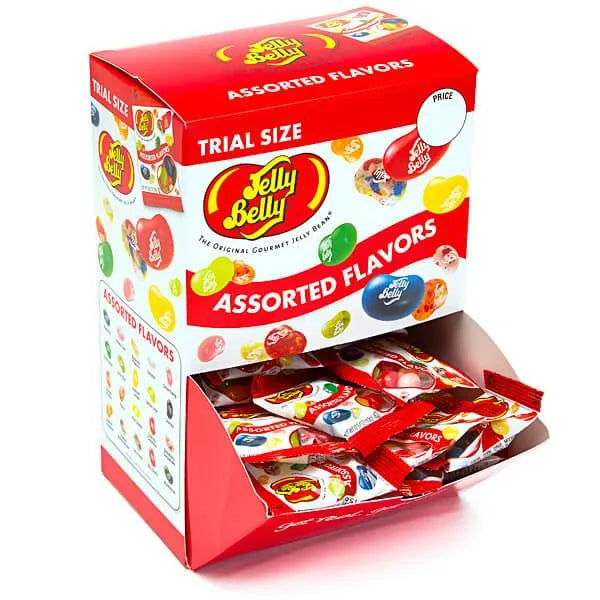 Jelly Belly Assorted Flavors Jelly Beans Mini Packets: 80-Piece Box