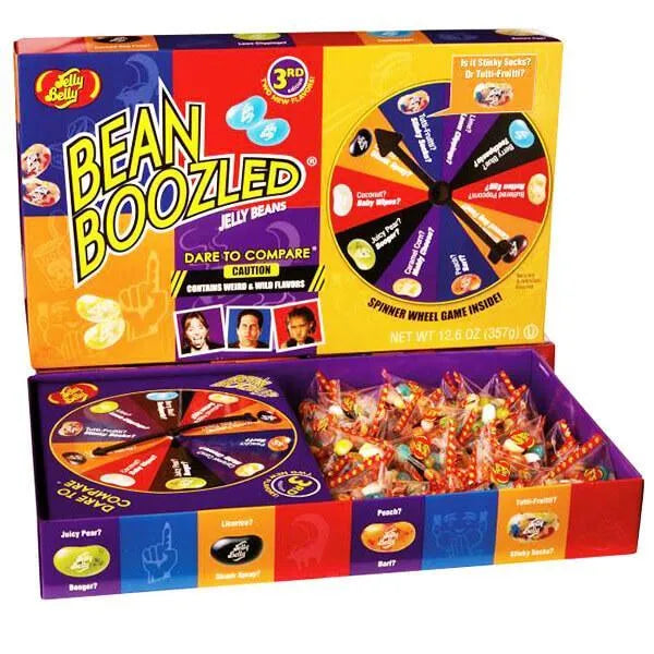 Jelly Belly Bean Boozled Jelly Bean Game Jumbo Spinner Box