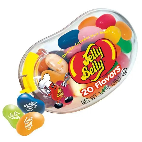 Jelly Belly Big Bean Dispensers - 20 Flavors: 12-Piece Box