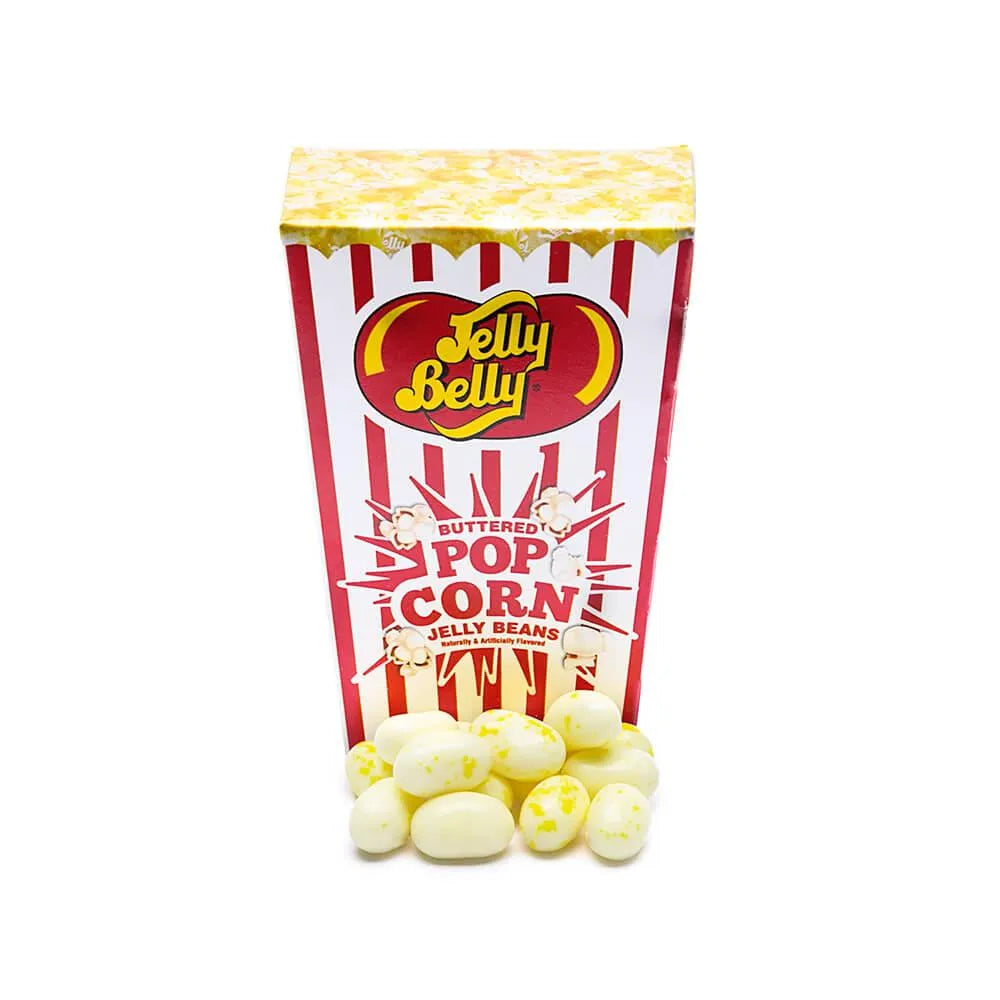 Jelly Belly Buttered Popcorn Jelly Beans Boxes: 24-Piece Display