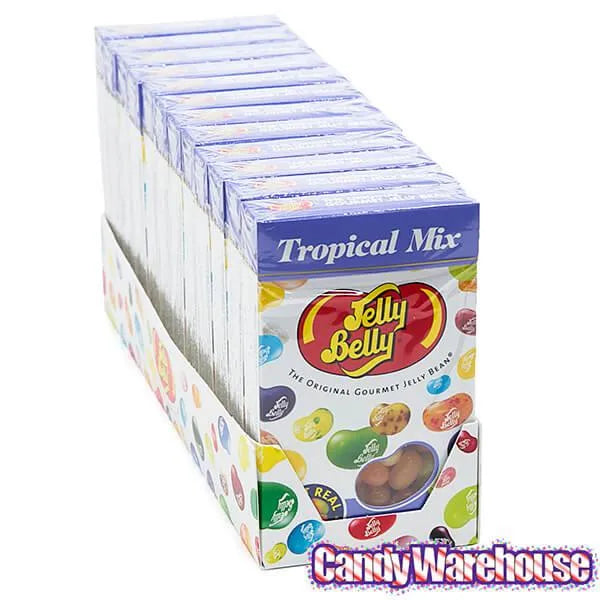 Jelly Belly Candy Tropical Mix Jelly Beans 4.5-Ounce Boxes: 12-Piece Case