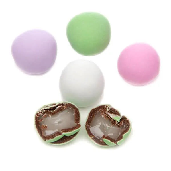 Jelly Belly Chocolate Dutch Mint Balls - Assorted Pastels: 10LB Case