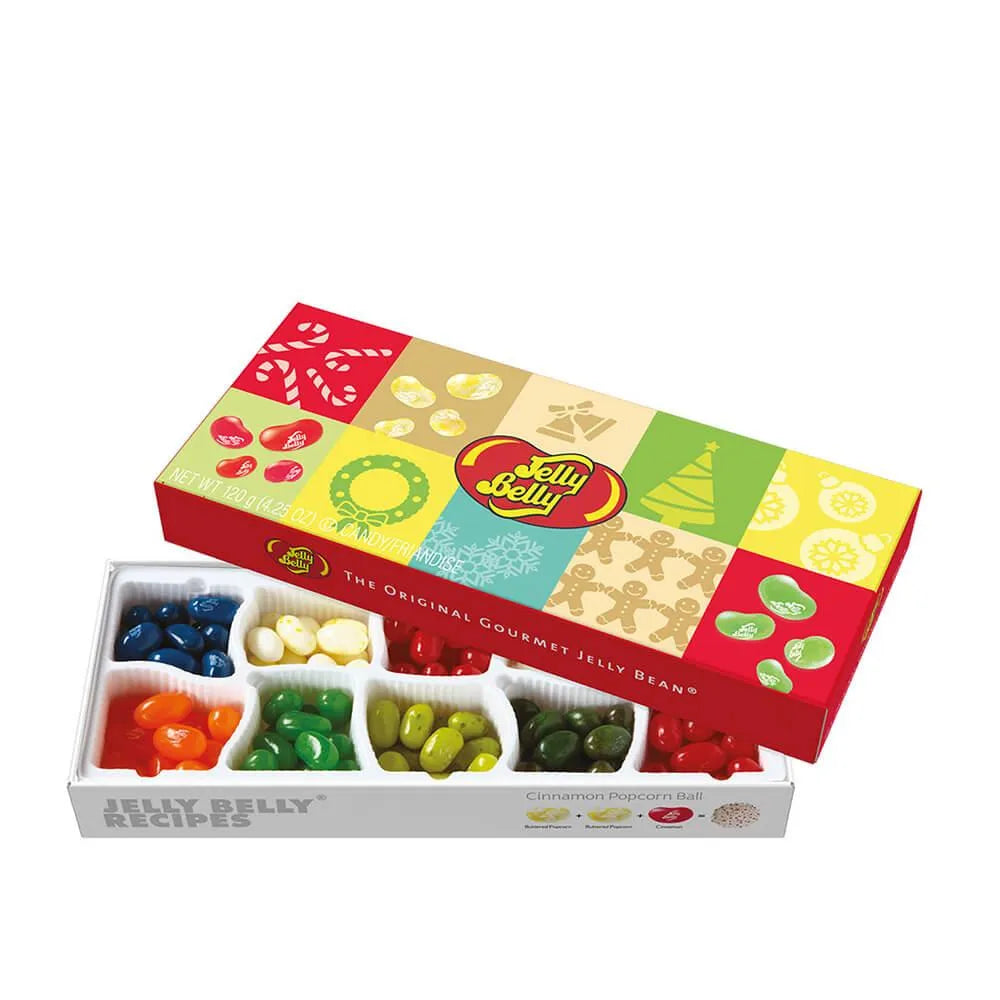 Jelly Belly Christmas 10 Flavors Jelly Beans Sampler: 4.25-Ounce Gift Box