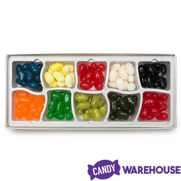 Jelly Belly Christmas 10 Flavors Jelly Beans Sampler: 4.25-Ounce Gift Box